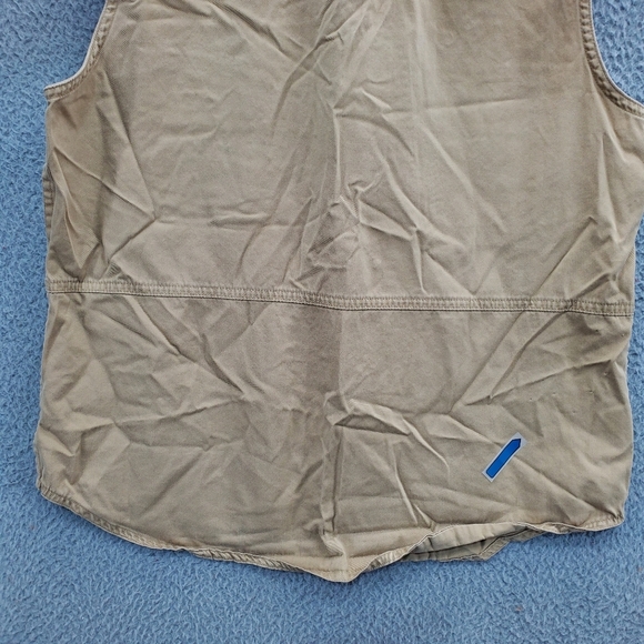 Ralph Lauren Fishing Cargo Utility Safari Vest Womens Size M Sleeveless Vintage - Picture 8 of 10